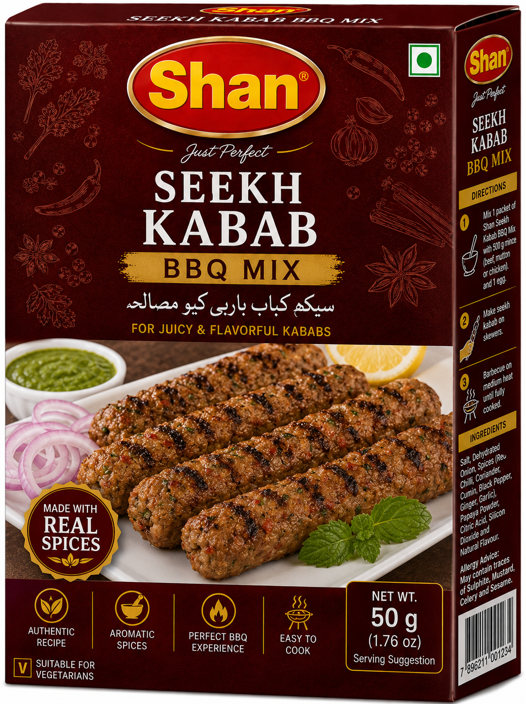 Shan Seekh Kabab BBQ Mix-50G