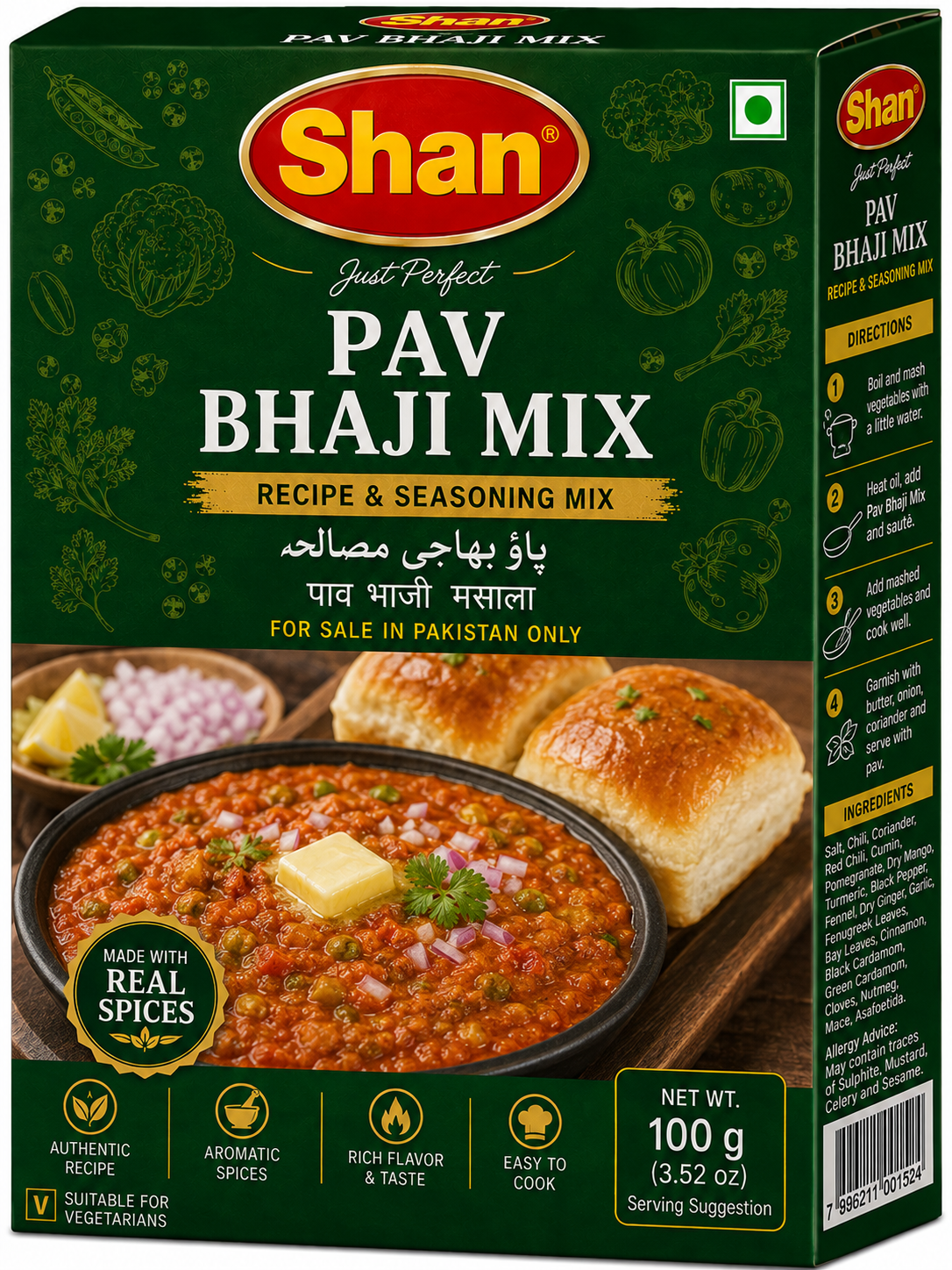Shan Pav Bhaji Mix-100G