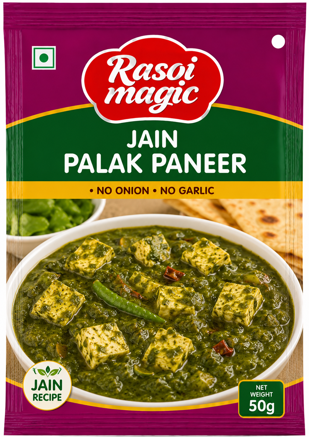 RASOI MAGIC JAIN PALAK PANEER