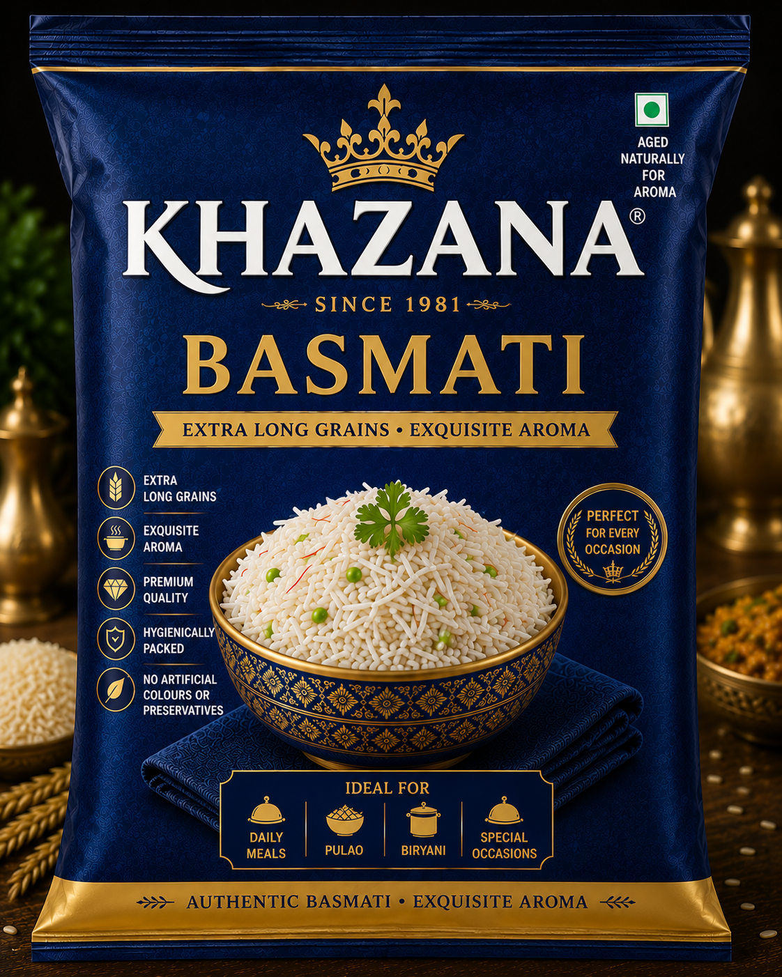 Khazana Basmati (Blue Bag)