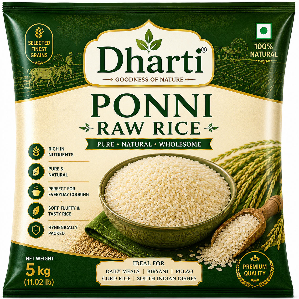 Dharti Ponni Raw Rice
