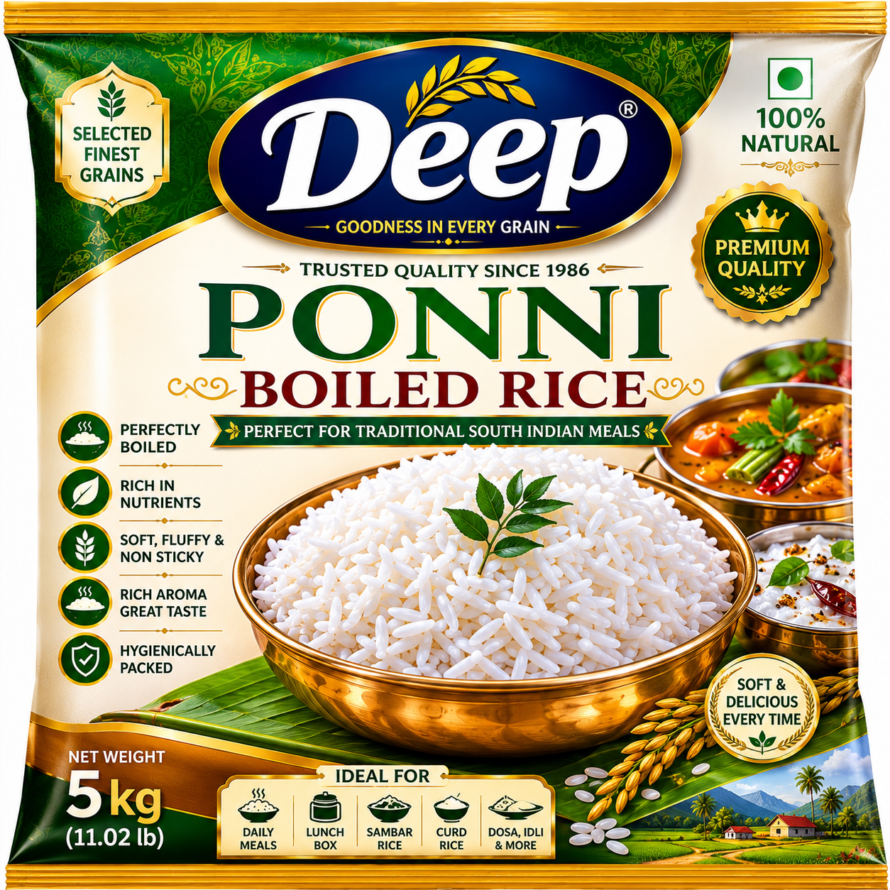 Deep Ponni Boil Rice