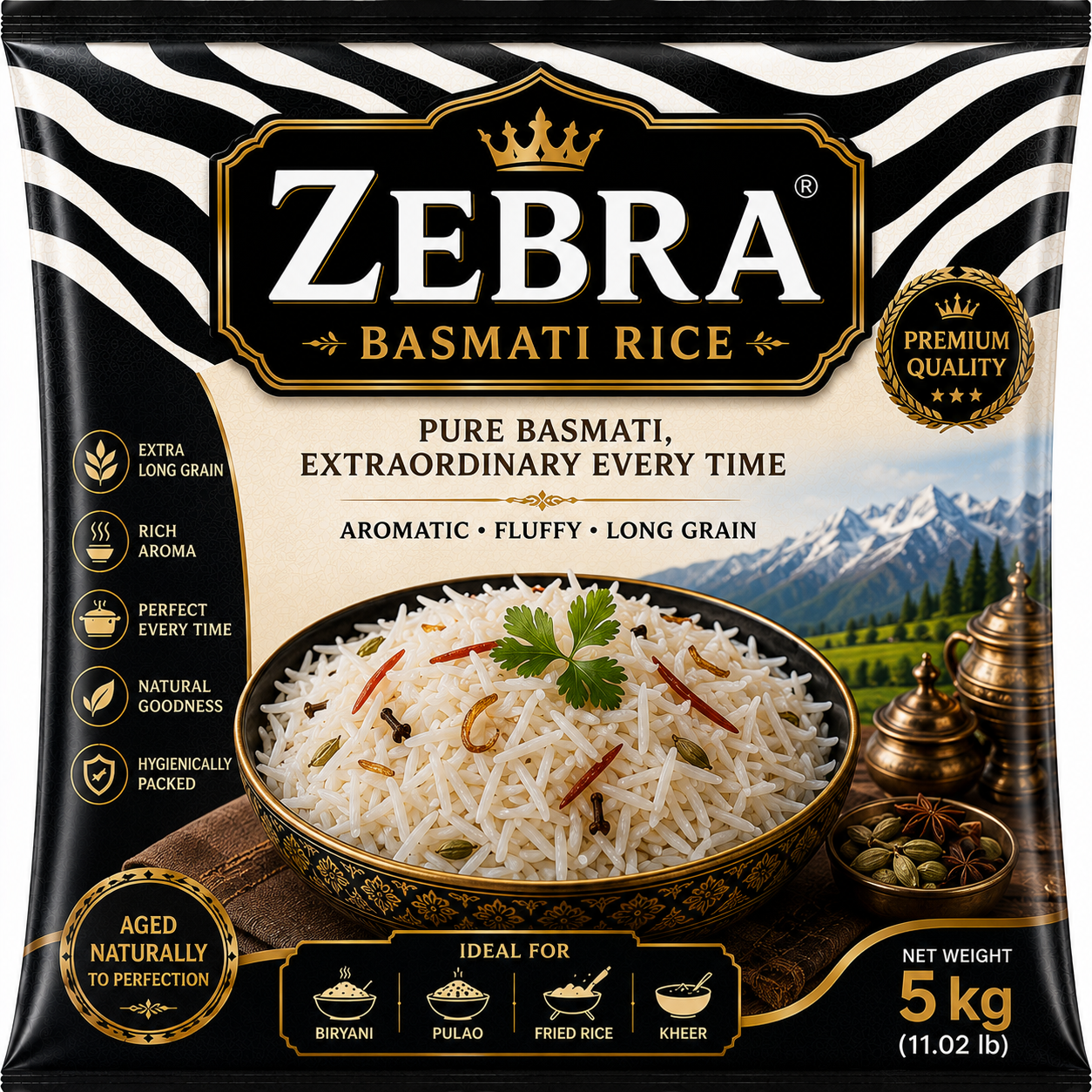 Zebra Basmati