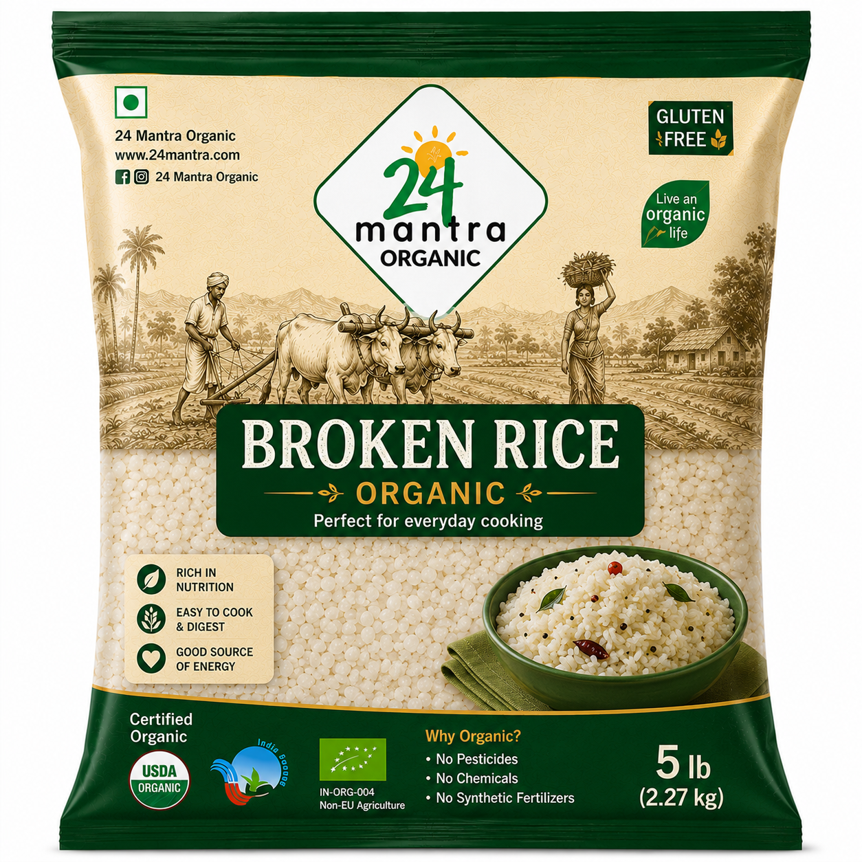 24 Mantra Broken Rice Organic