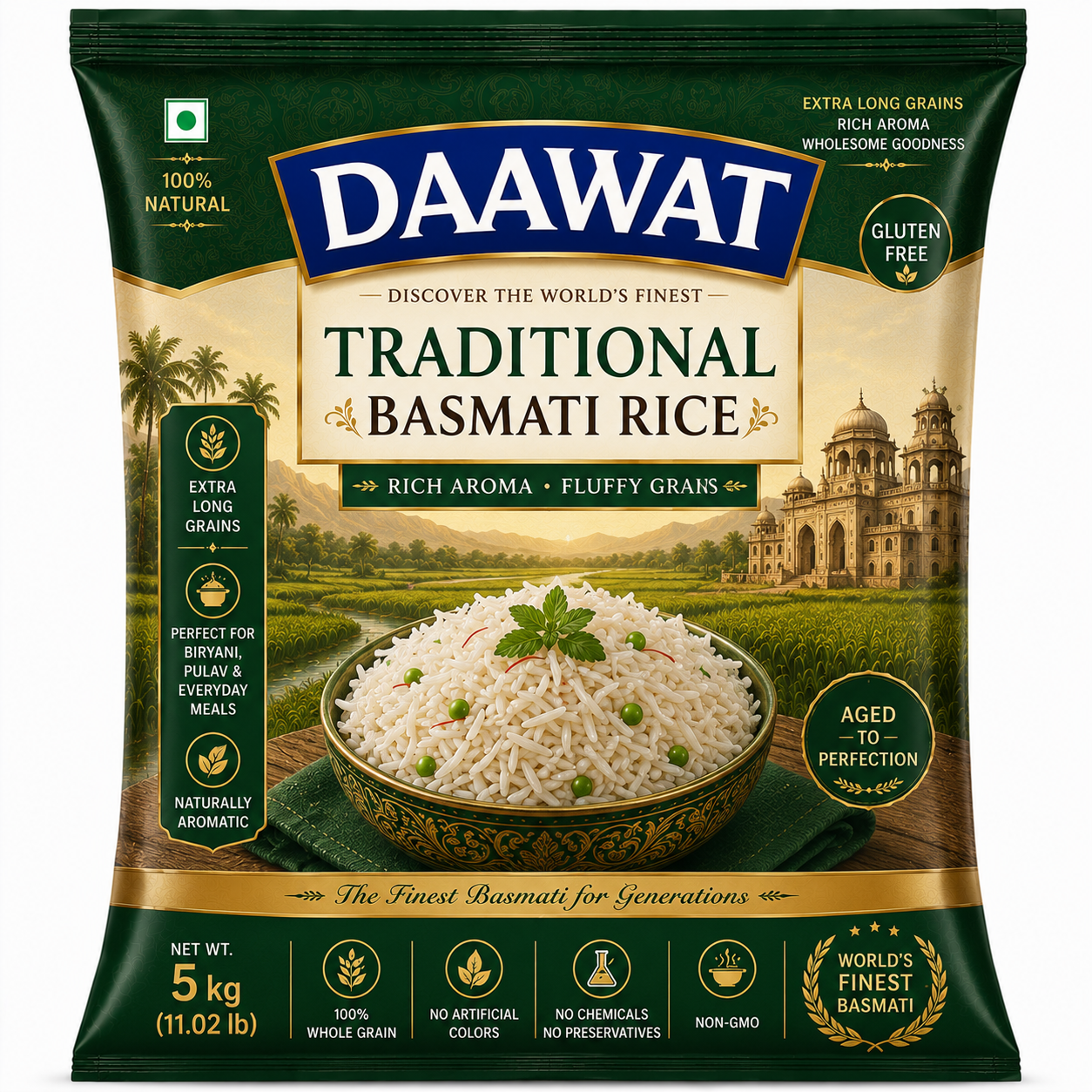 Daawat Traditional Basmathi Rice