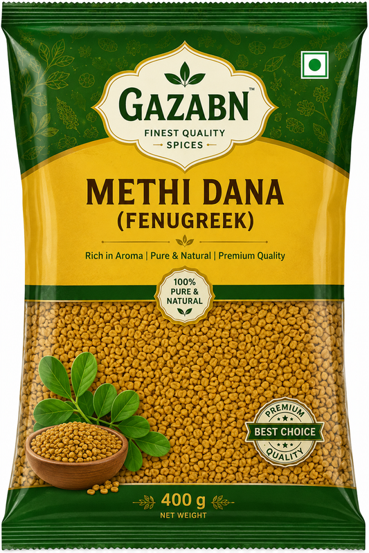 Gazabn Methi Dana (Fenugreek) – 400g