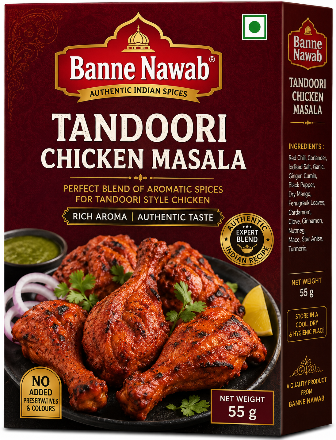 BANNE NAWAB TANDOORI CHICKEN MASALA-55G