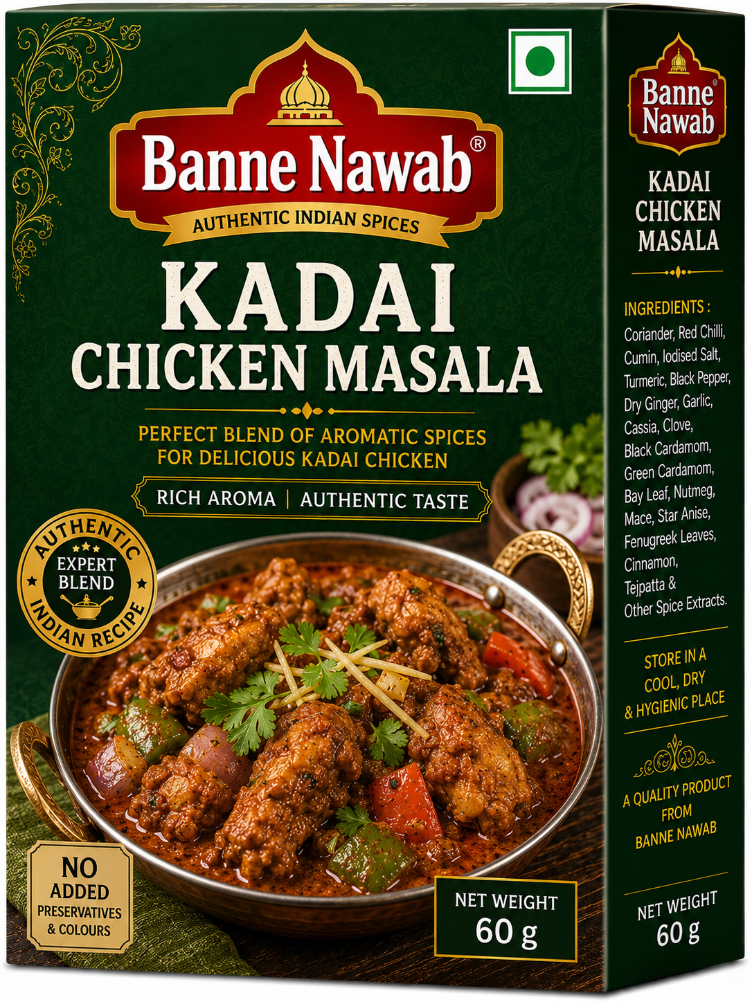 Banne Nawab Kadai Chicken Masala – 60g