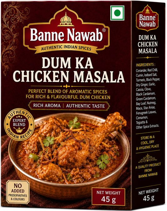 BANNE NAWAB DUM KA CHICKEN MASALA-45G