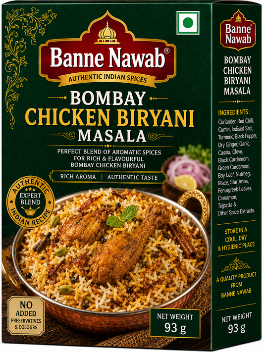 BANNE NAWAB BOMBAY CHICKEN BIRYANI MASALA-93G