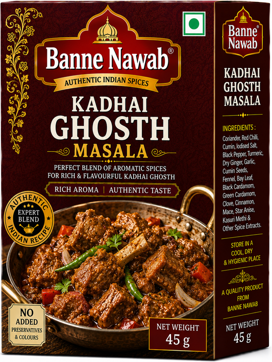 Banne Nawab Kadhai Ghost Masala – 45g