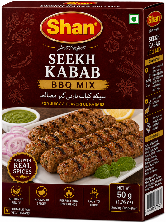 Shan Seekh Kabab BBQ Mix-50G