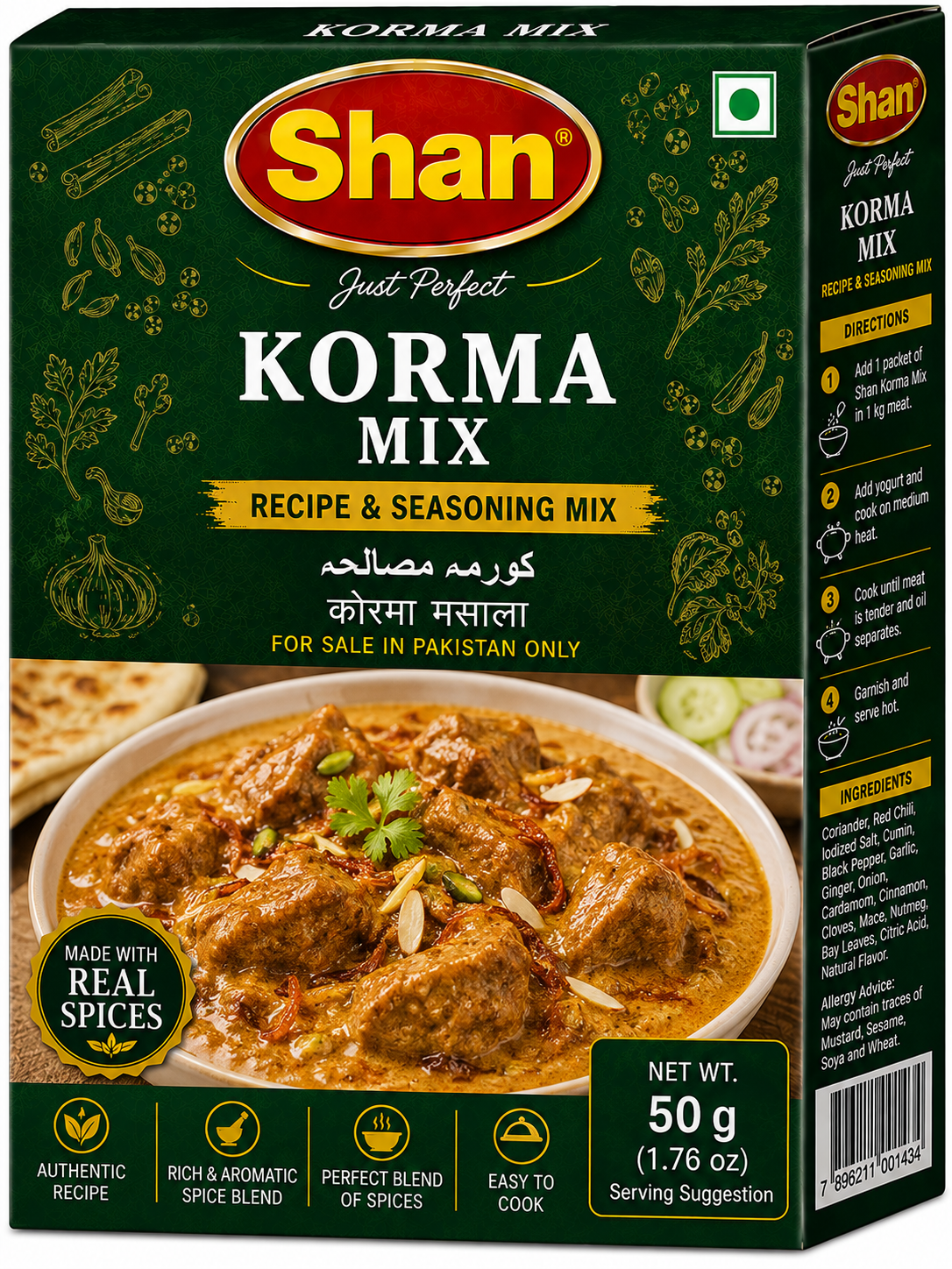 SHAN KORMA MIX-50G
