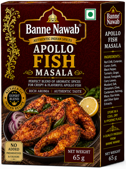 Banne Nawab Apollo Fish Masala – 65g