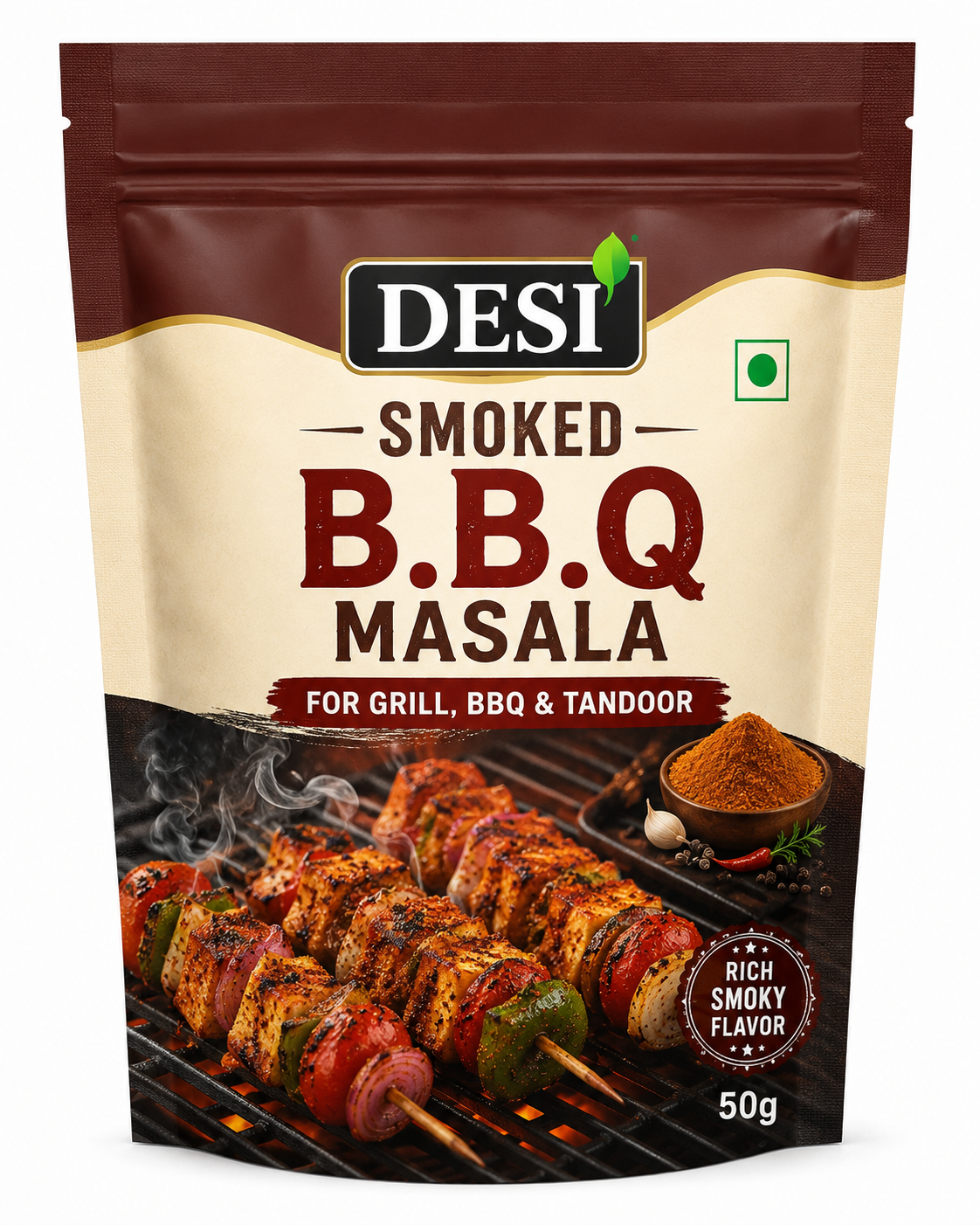 DESI SMOKED B.B.Q MASALA POUCH
