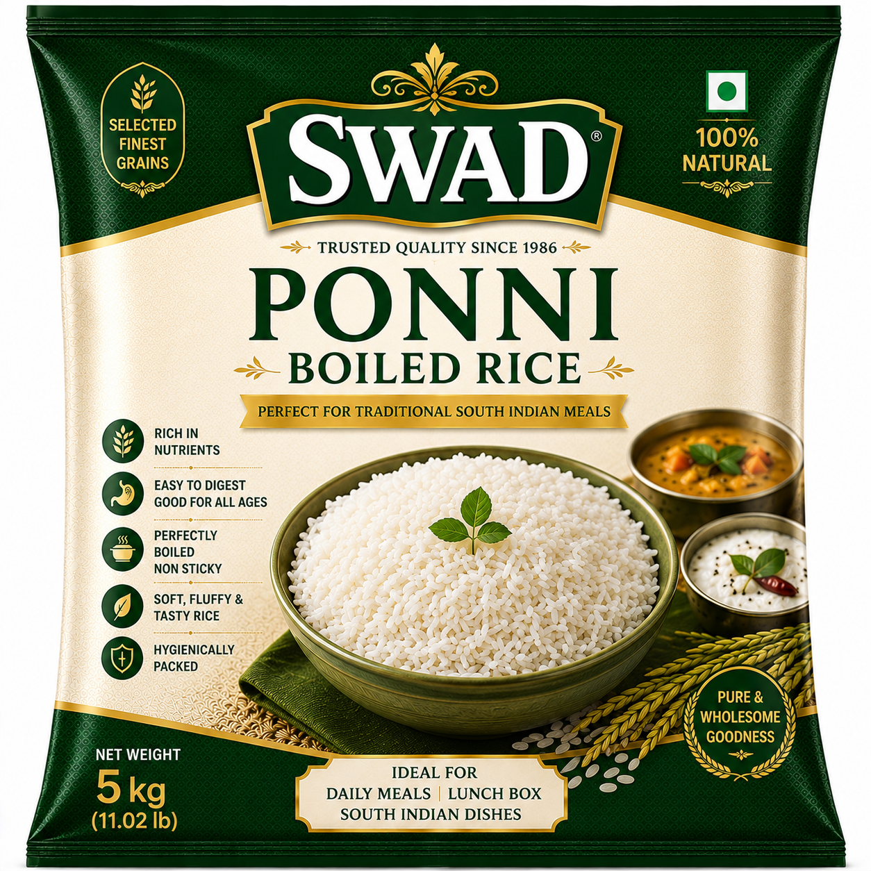 Swad Ponni Boiled Rice