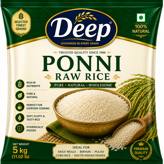 Deep Ponni Raw Rice