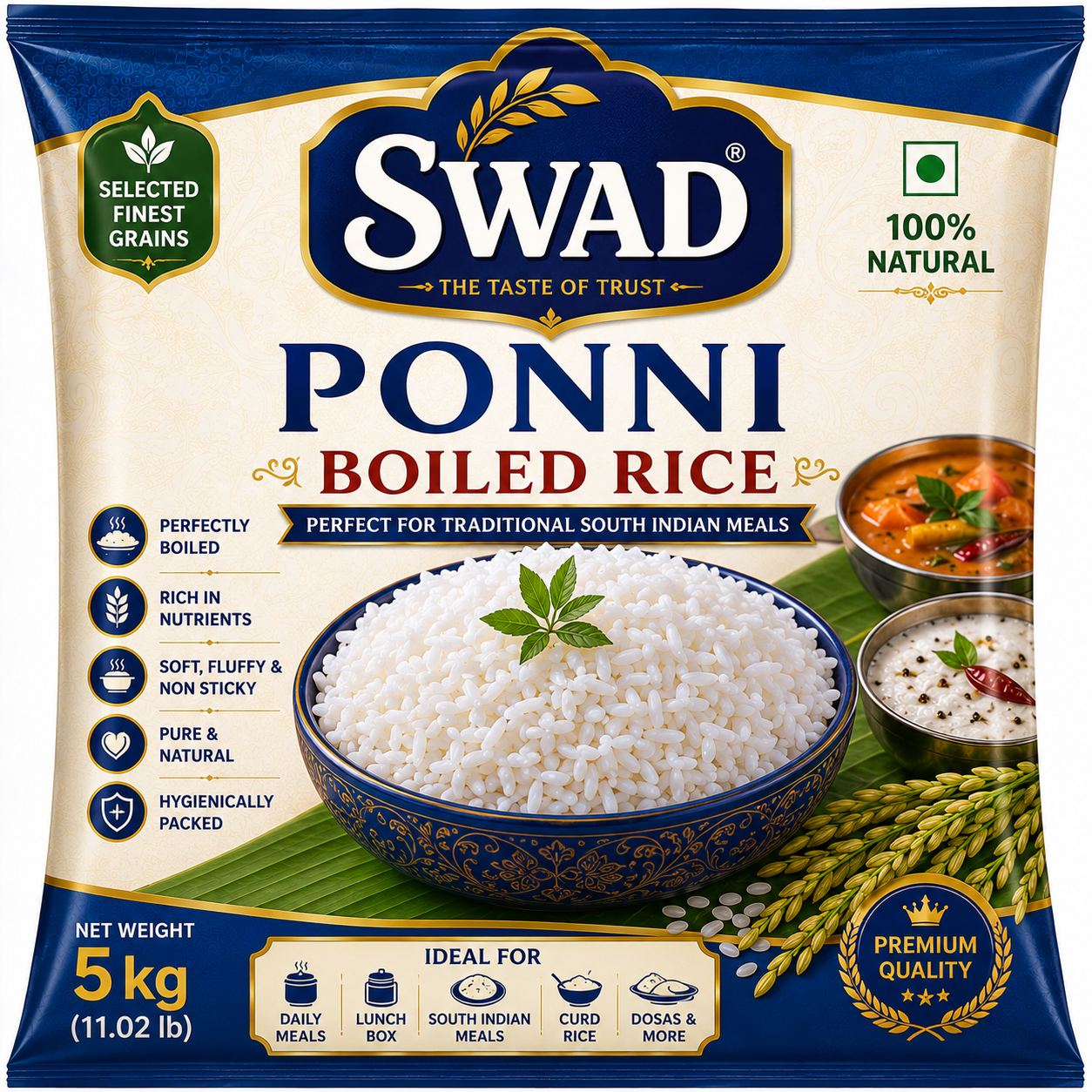 Swad Ponni Boiled Rice
