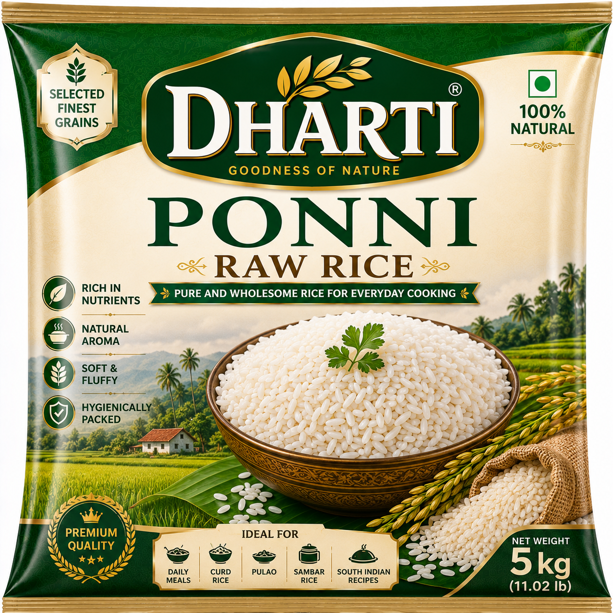 Dharti Ponni Raw Rice