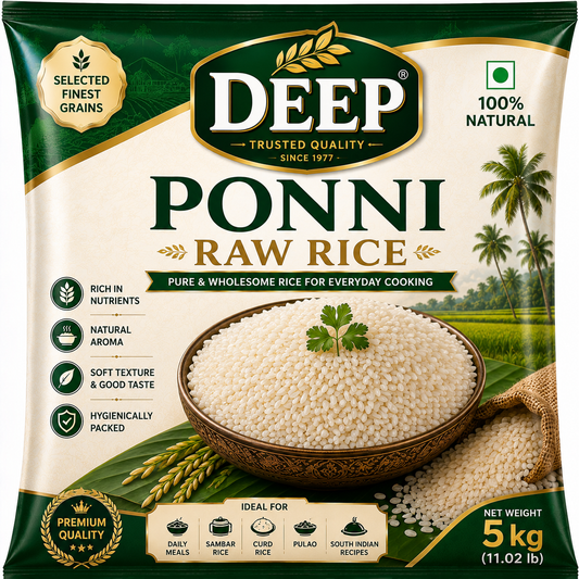 Deep Ponni Raw Rice