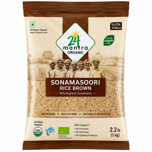 24 Mantra Sonamasoori Rice Brown